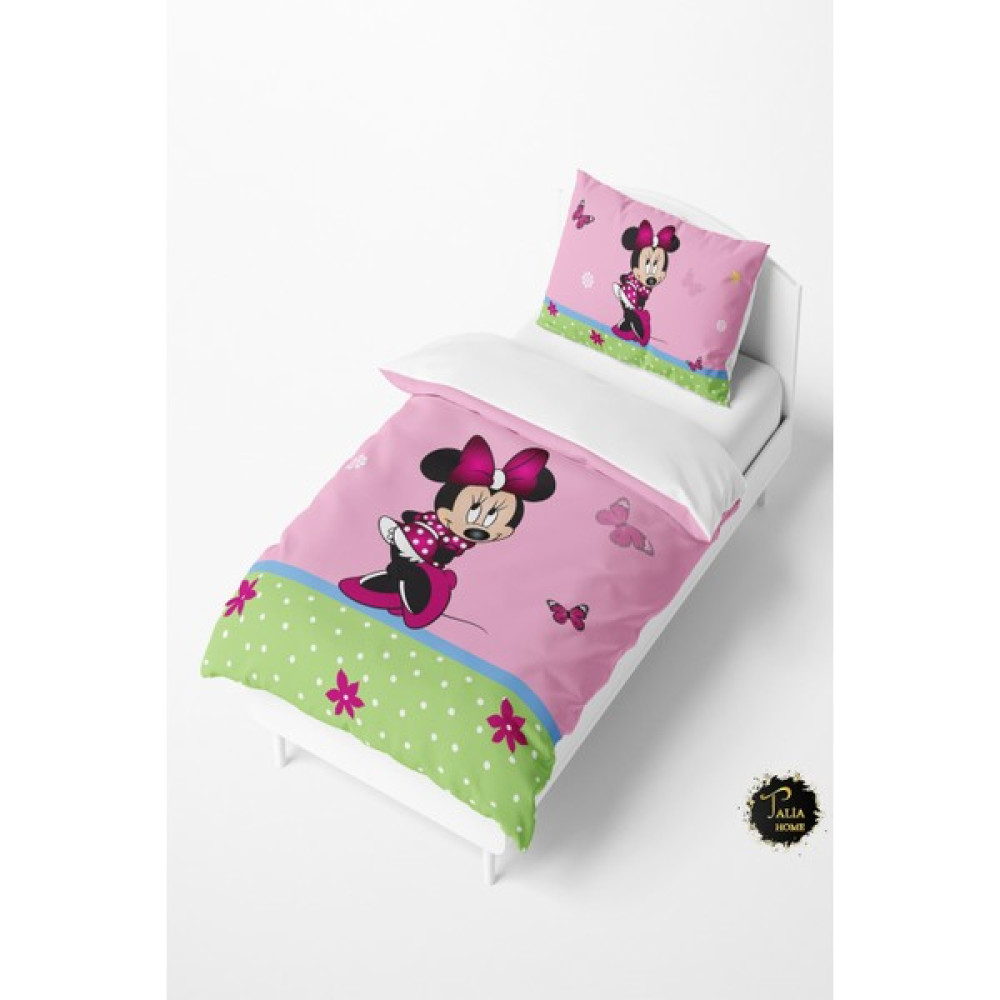 Talia Home Pembe Mickey Mouse Desenli Bebek ve Çocuk Nevresim Takımı TLAN-113 - 160 x 220 cm Bebek Nevresim Takımı Fiyatı