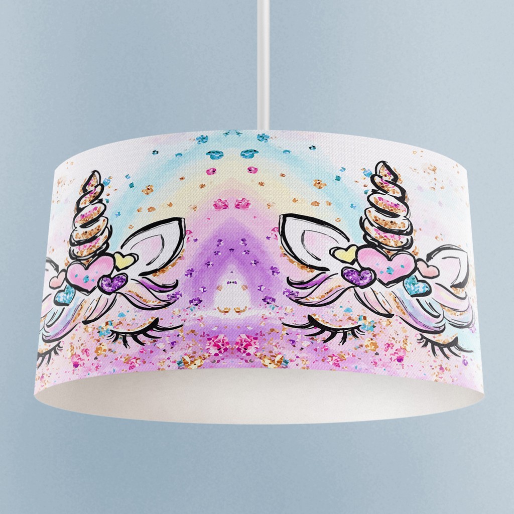 Talia Home Unicorn Desenli Çocuk Odası Sarkıt Avize - Renkli - 1 Avize Fiyatı