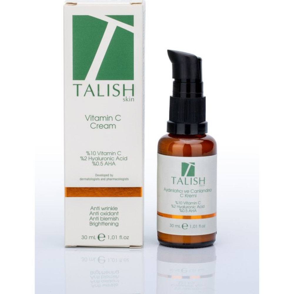 Talish Aydınlatıcı ve Canlandırıcı Vitamin C Kremi - Vitamin C Cream - Yaşlanma Karşıtı Leke Kremi Fiyatı