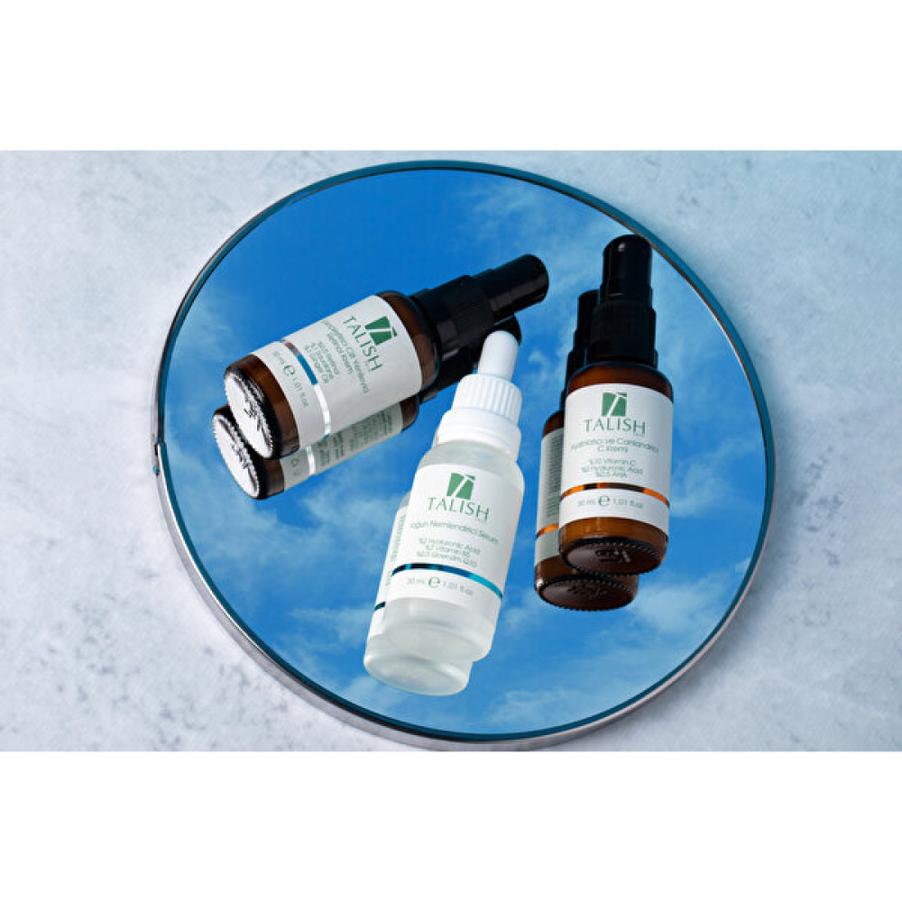 Talish Yaşlanma Karşıtı Retinol Krem + Yoğun Nemlendirici Hiyaluronik Asit Serum + Vitamin C Kremi Cilt ve Yüz Bakımı Fiyatı