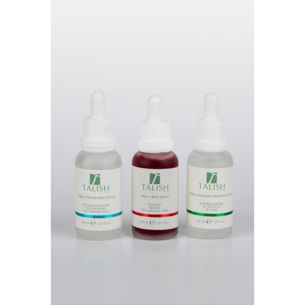 Talish Yoğun Nemlendirici Serum + Peeling Serum + Yoğun Niasinamid Serum Oto Boyaları Fiyatı