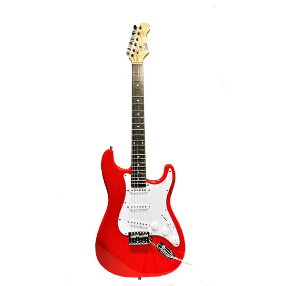 Talta Elektro Gitar Kablo + Askılık + Pena - Kırmızı Saten Elektro Gitarlar Fiyatı