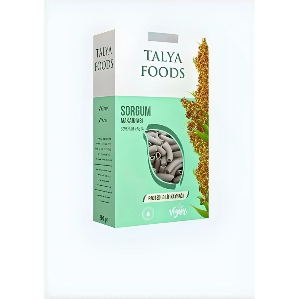 Talya Foods Glutensiz Sorgum Boru Makarna 200g Aromasız Lezzet ve Protein İçerir - 200 gr Makarnalar Fiyatı