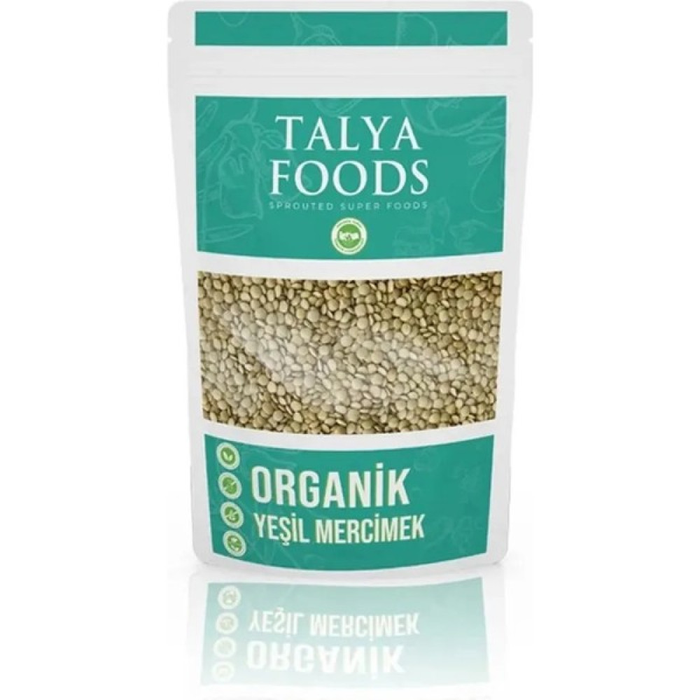 Talya Foods Organik Yeşil Mercimek Tane 500 gr Diğer Fiyatı