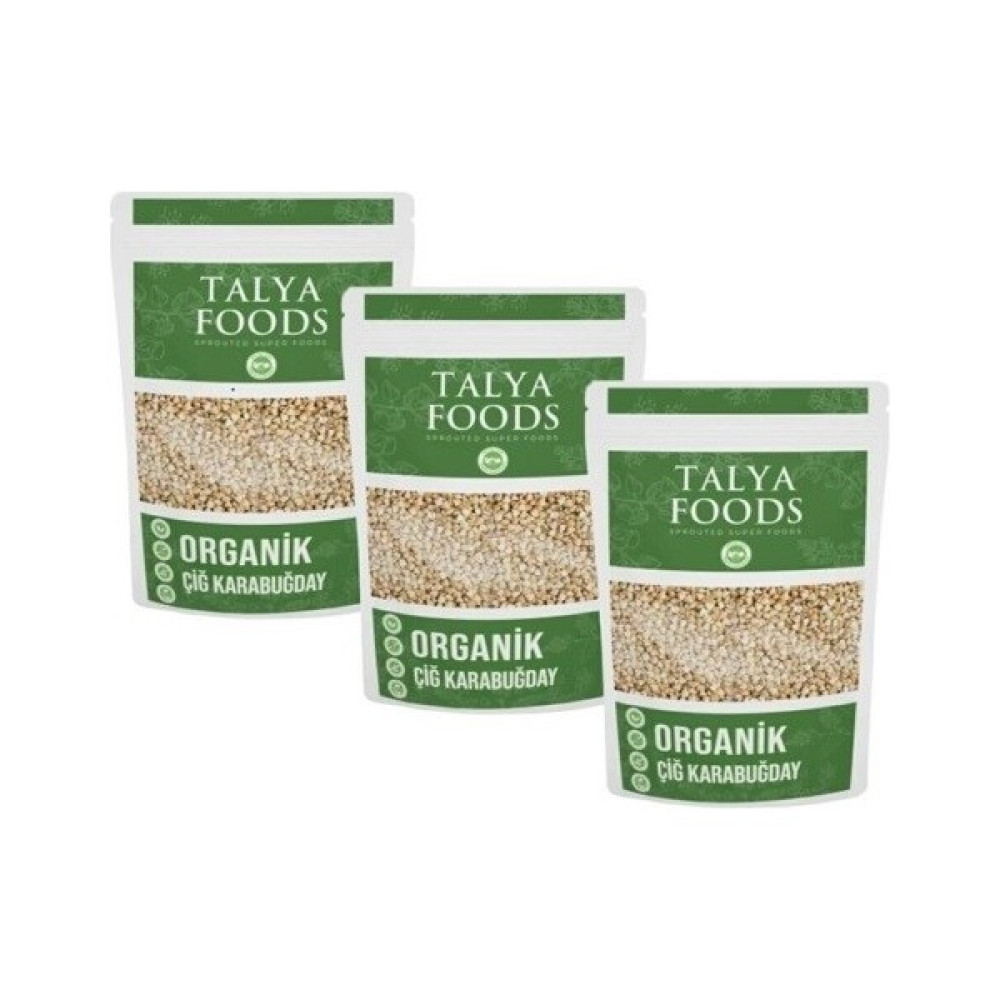Talya Foods Taly gulütensiz Çiğ Karabuğday 3'lü - 500 gr Diğer Fiyatı
