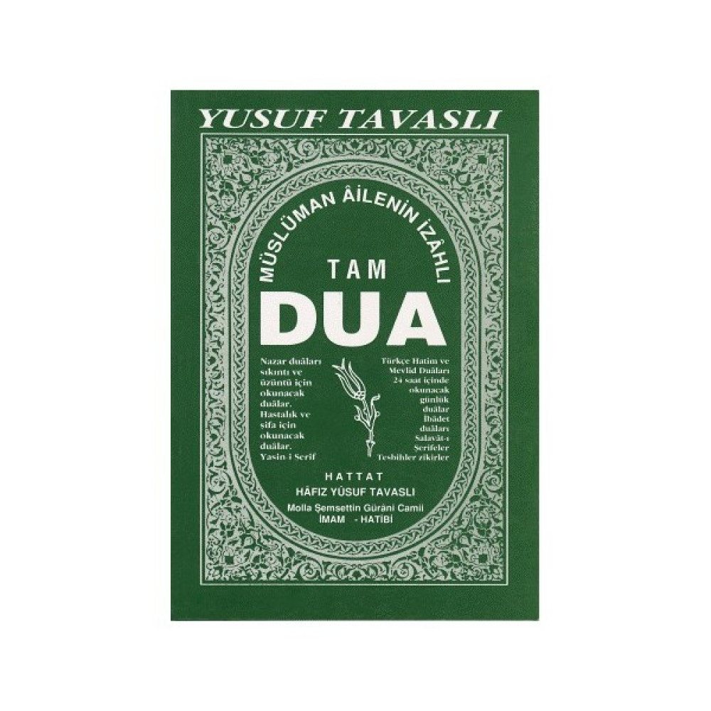 Tam Dua (ıı. Hamur) (Ciltli) Din Kitapları Fiyatı