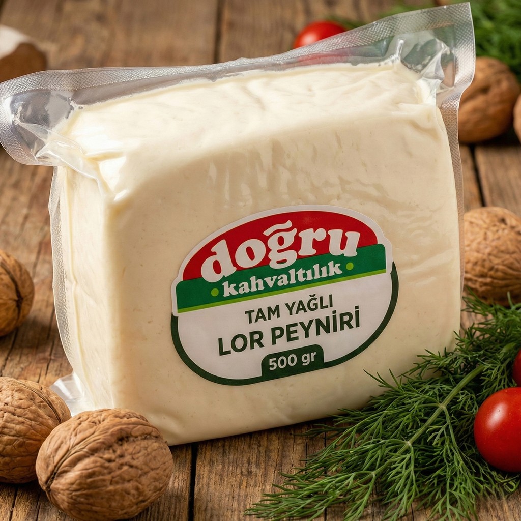 Tam Yağlı Kaşar Lor Peyniri - 500 gr Peynir Fiyatı