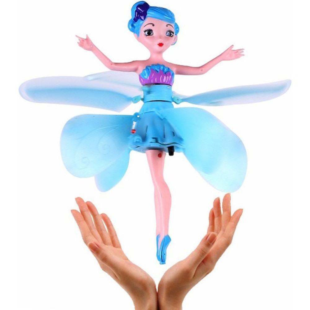 Tamam Elektronik Kumandalı Uçan Peri Hareket Sensörlü Flying Fairy Elsa Oyuncak Drone Prenses - Mavi Oyuncak Fiyatı