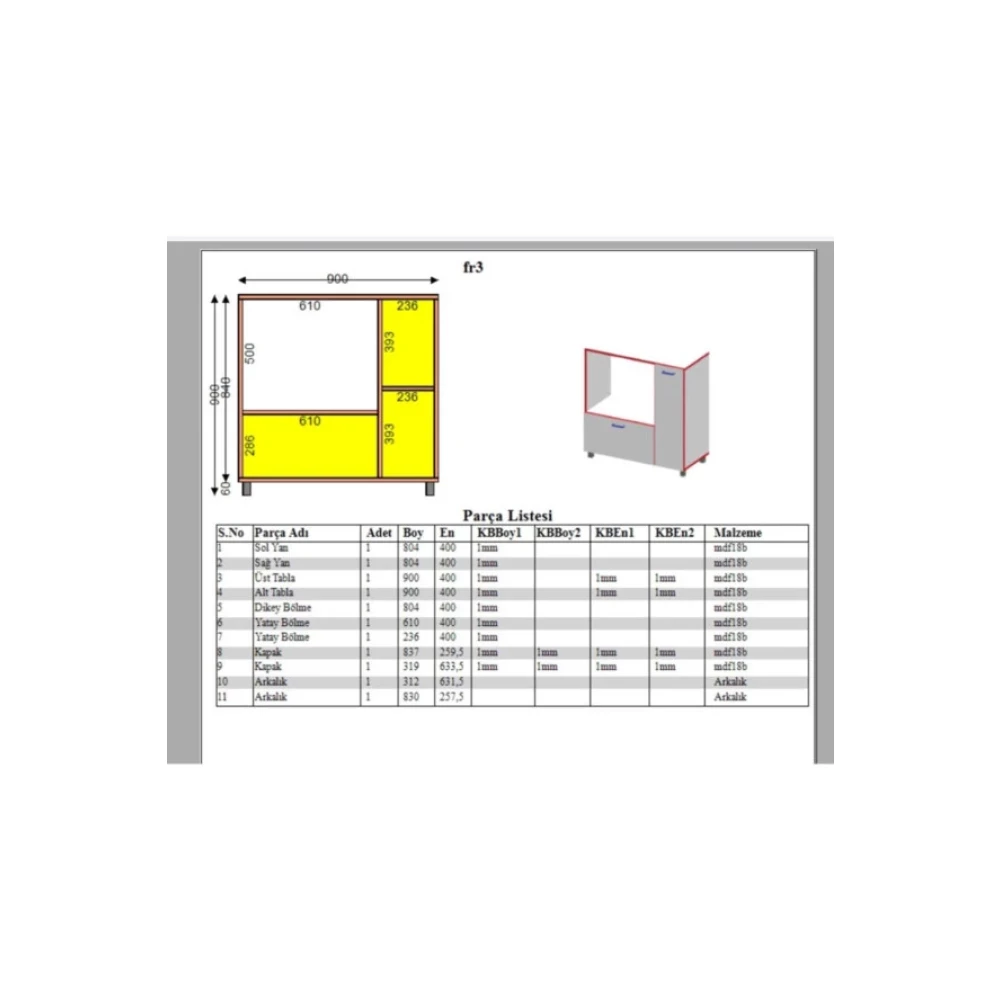 Tamamı Mdf Lüx Nature Fırın Bölmeli Mutfak Ve Fırın Dolabı Gardrop & Dolap Fiyatı