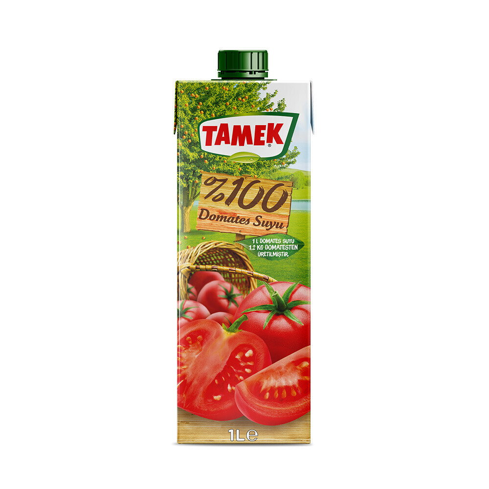 Tamek %100 Domates Suyu 1 Litre Limonata ve Meyve suyu Fiyatı