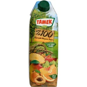 Tamek %100 Karışık Meyve Suyu 1 L Limonata ve Meyve suyu Fiyatı