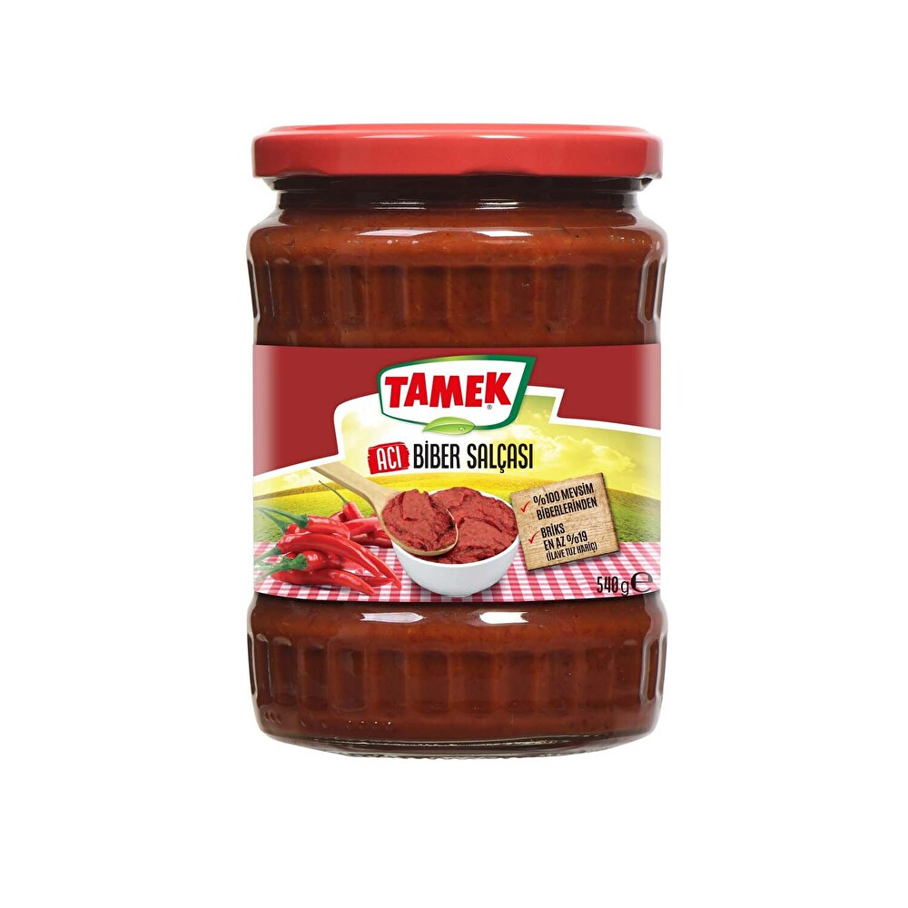 Tamek Acılı Biber Salçası 550 G Hazır Çorba ve Bulyon Fiyatı
