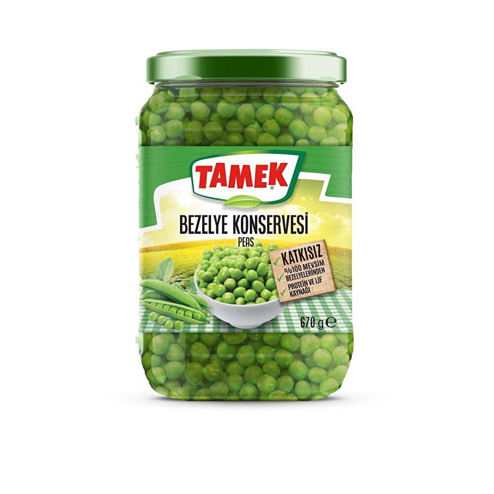 Tamek Bezelye No:3 Cam 670 G Konserve Fiyatı