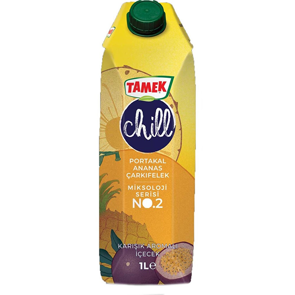 Tamek Chill No:2 Portakal Ananas Çarkıfelek 1 L Limonata ve Meyve suyu Fiyatı
