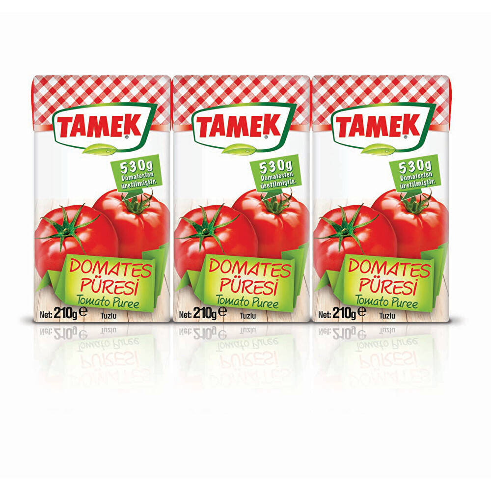 Tamek Domates Püresi 3 Parça 630 G Hazır Çorba ve Bulyon Fiyatı