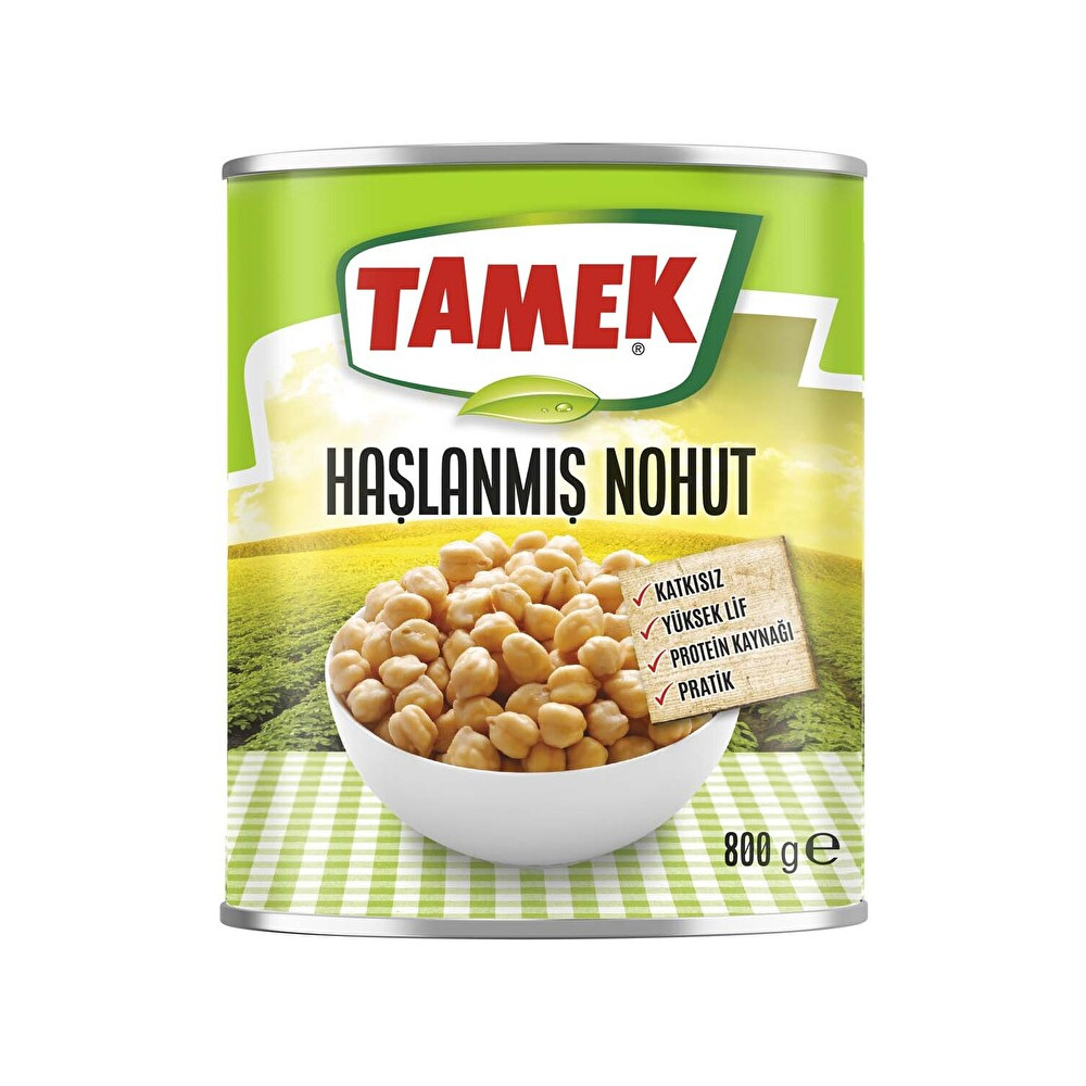 Tamek Haşlanmış Nohut 800 Gr Konserve Fiyatı