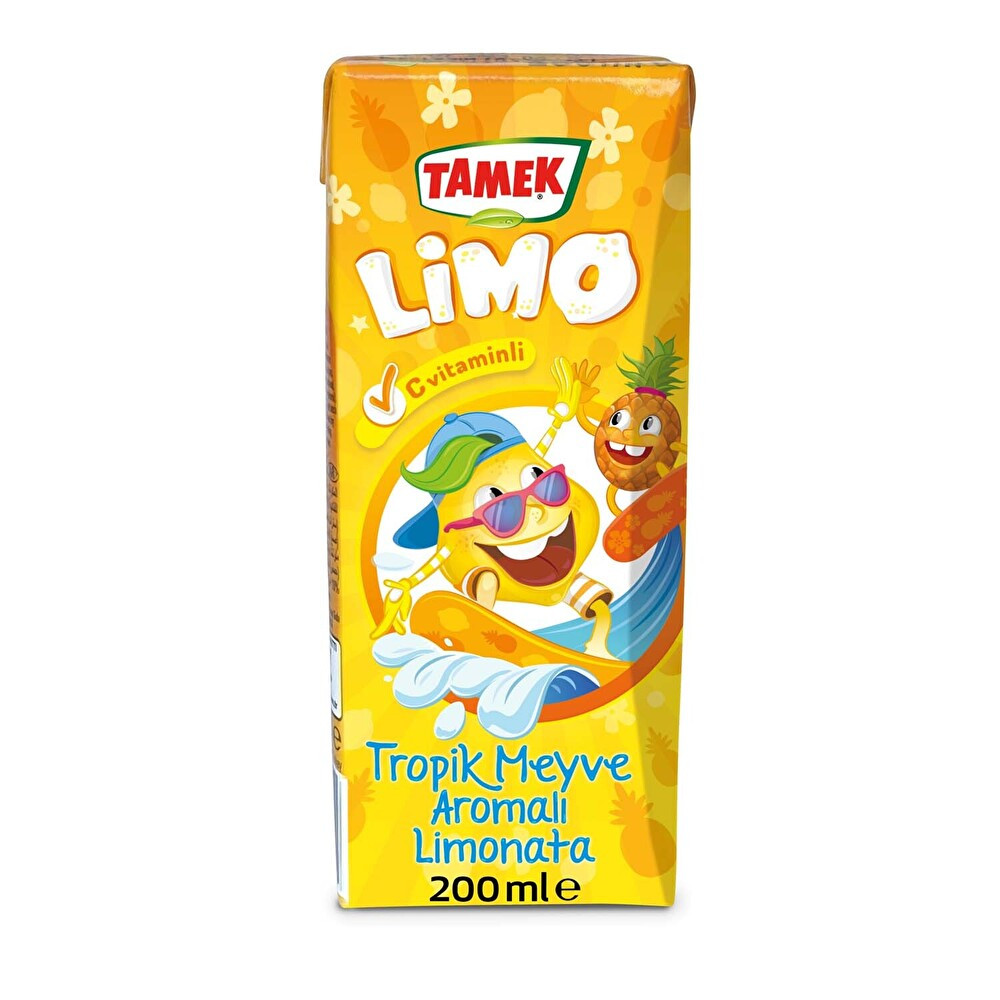 Tamek Limo Tropik Meyve Aromalı Limonata 200 ml Limonata ve Meyve suyu Fiyatı