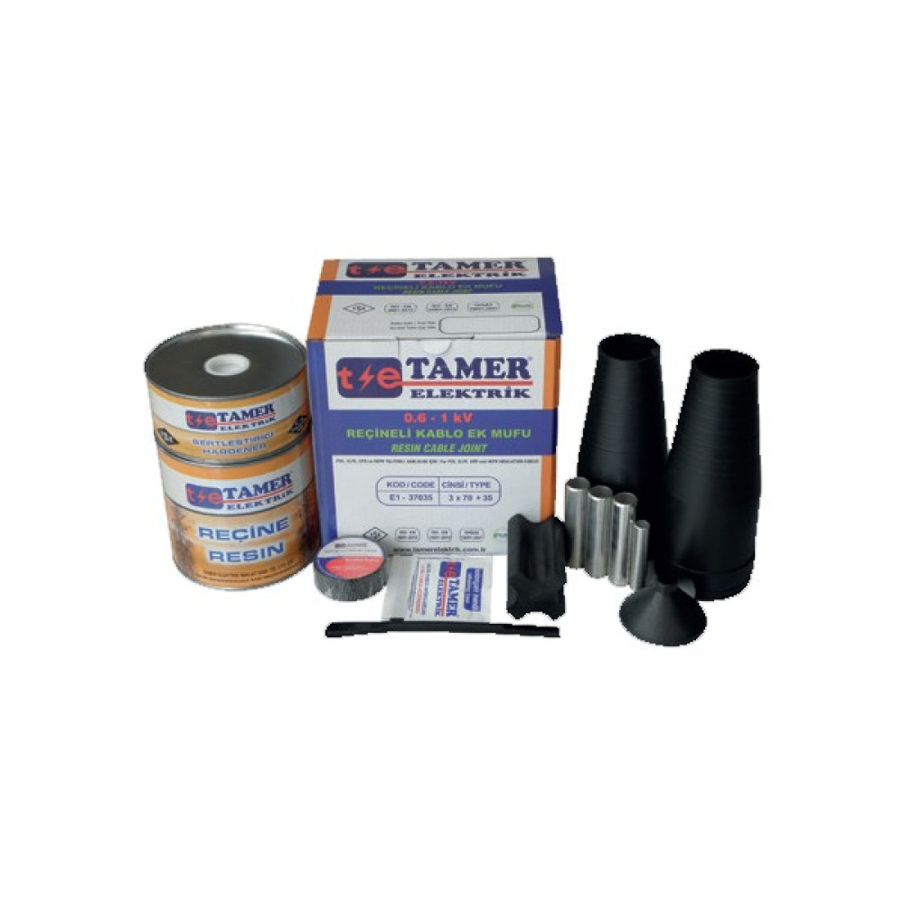 Tamer 3X95+50 Bakır Için Reçineli Ek Muf E1 39550 Oto Boyaları Fiyatı