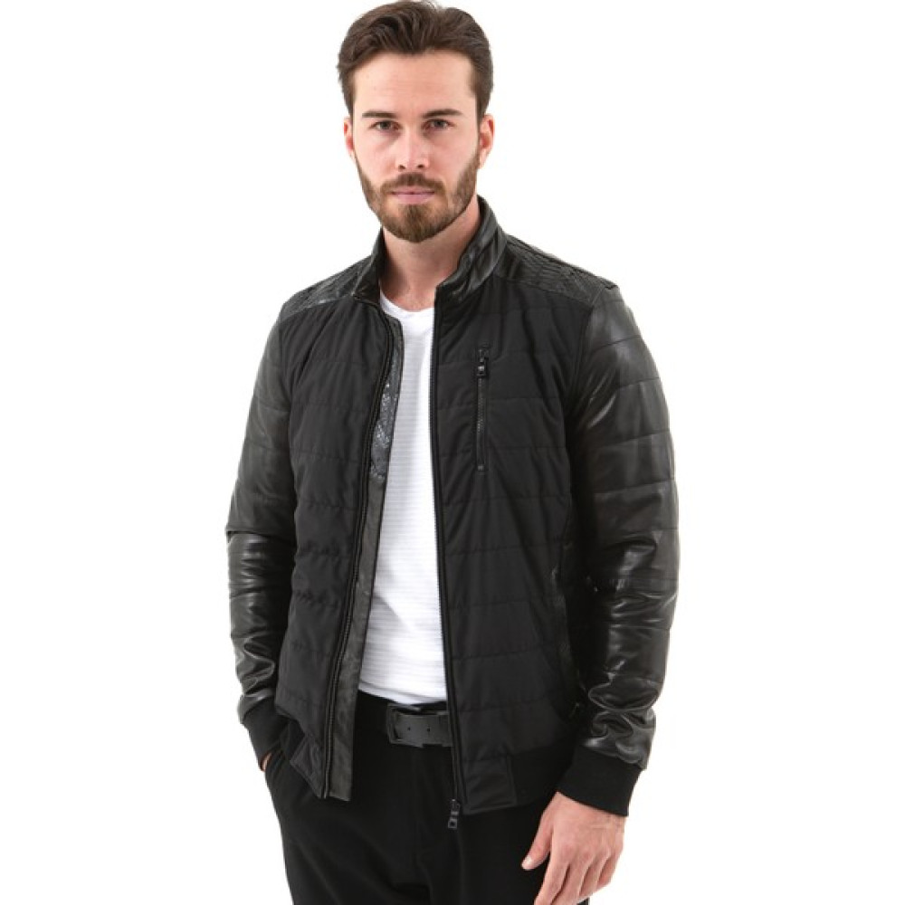 Tamer Tanca Erkek Derı/kumas/pıton Deri Mont Deri Mont 797 2219 Erk Dr Ceket Y22 Erkek Mont Fiyatı