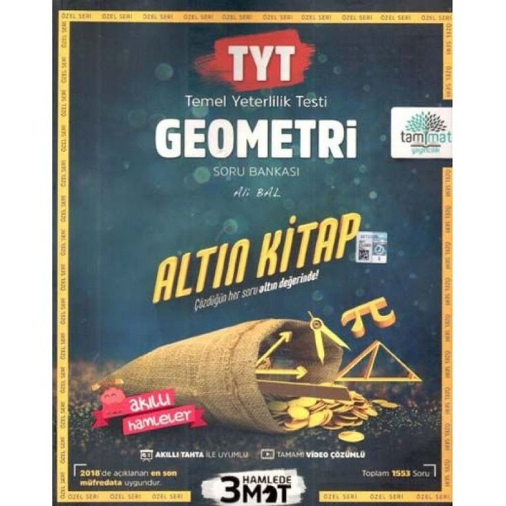 Tammat Yayıncılık 3 Hamlede Mat Tyt Geometri Soru Bankası Geometri Fiyatı