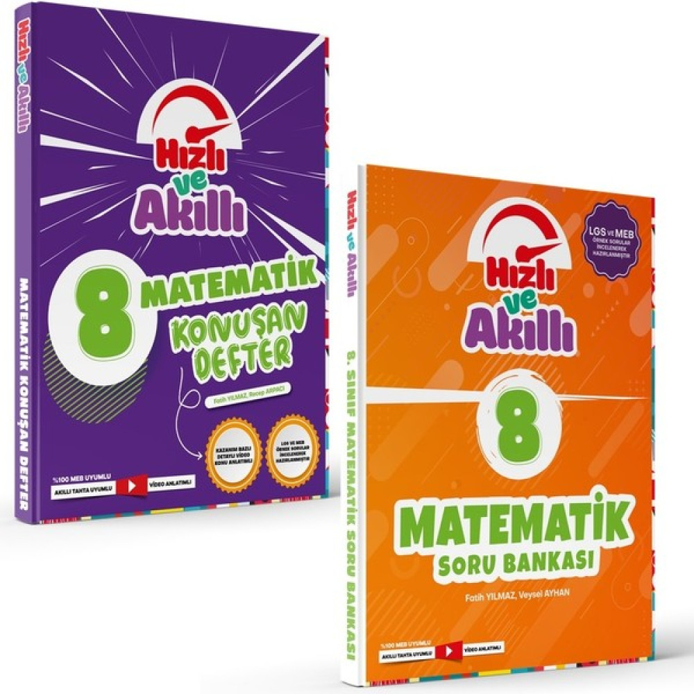 Tammat Yayıncılık LGS 8. Sınıf Hızlı ve Akıllı Matematik Soru Bankası - Matematik Konuşan Defter Ders Sınav Kitapları Fiyatı