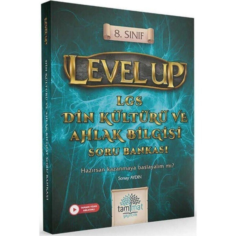 Tammat Yayınları 8. Sınıf Level Up LGS Din Kültürü ve Ahlak Bilgisi Soru Bankası Kaynak Kitapları Fiyatı