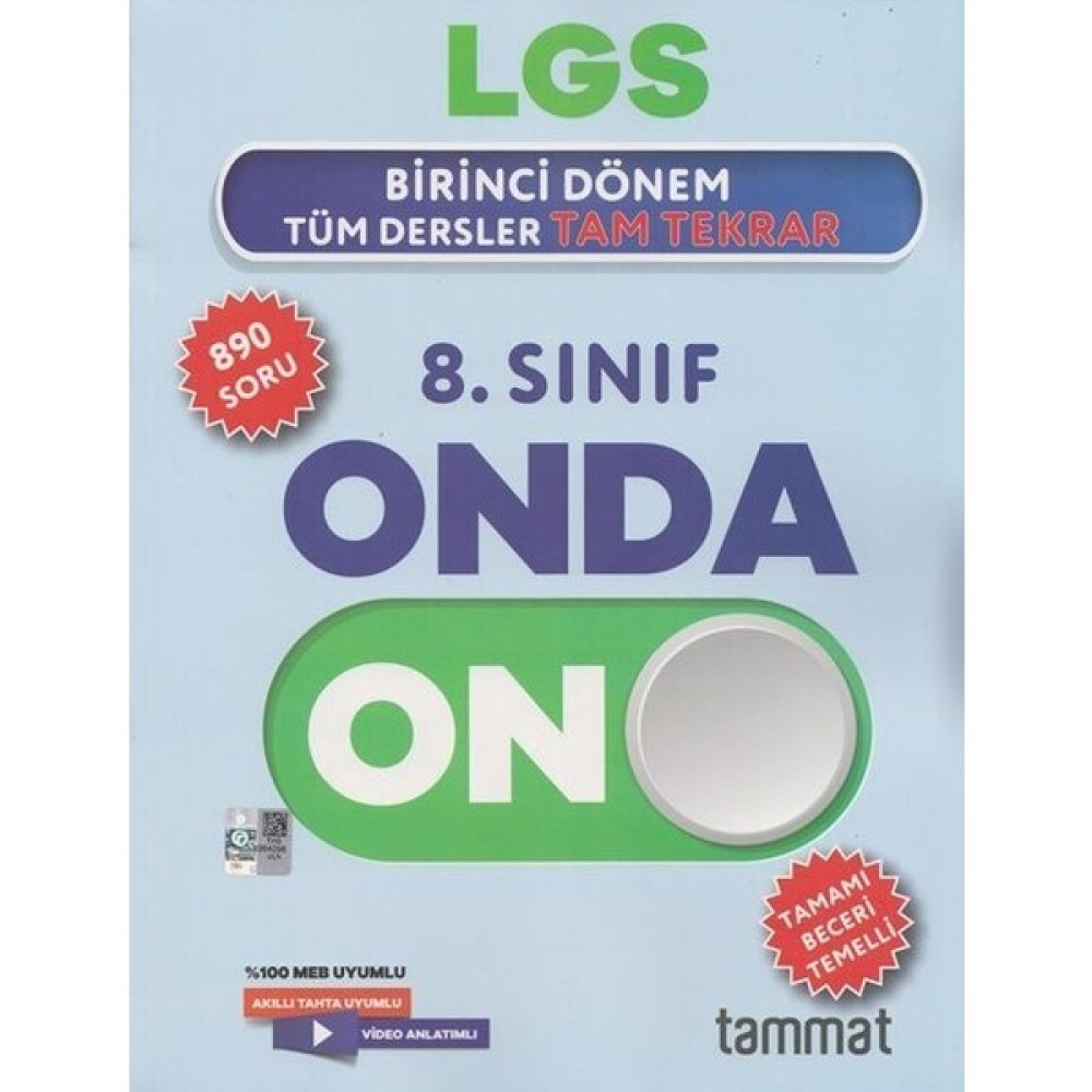 Tammat Yayınları Tammat Yayıncılık 8. Sınıf Lgs 1. Dönem Onda On Tüm Dersler Tam Tekrar Kaynak Kitapları Fiyatı
