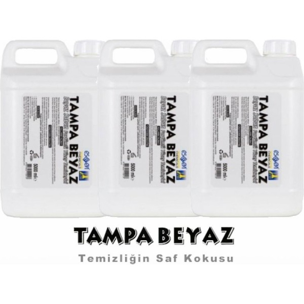 Tampa Beyaz Yüzey Temizleyici 5lt 3'lü Parlatıcı ve Temizleyiciler Fiyatı