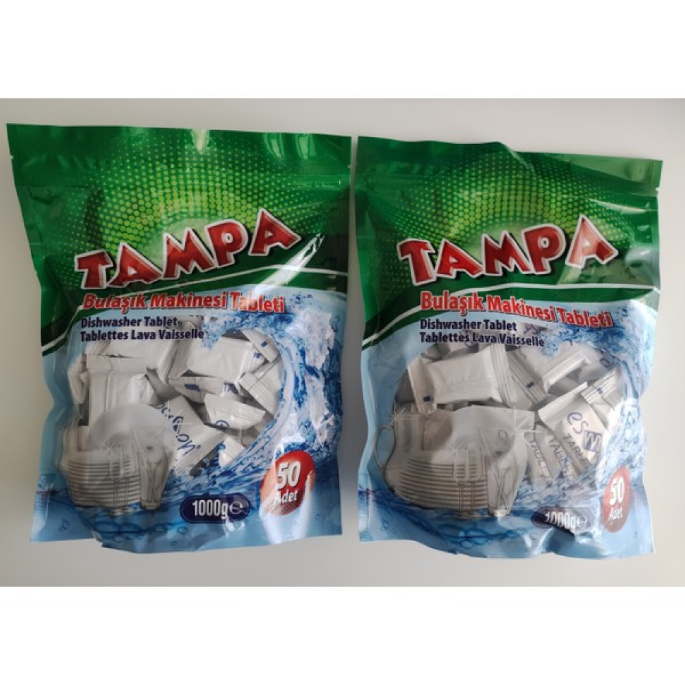 Tampa Bulaşık Makinesi Tableti 50'li Dishwasher Tablet Bulaşık Yıkama Fiyatı