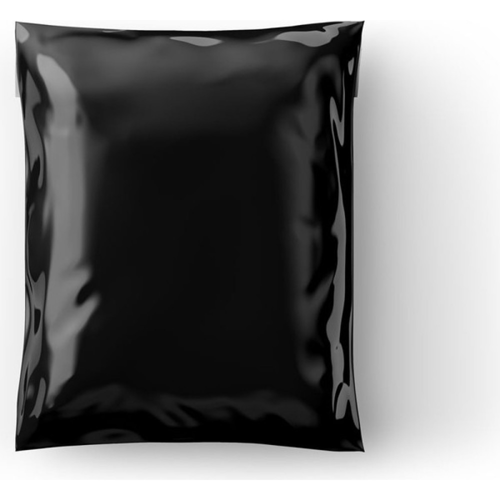 TamTedarikci 30x38+4 cm Siyah Renk Cepsiz Kargo Poşeti (100 Adet) - Koyu Siyah - 100 Adet Dosya Fiyatı