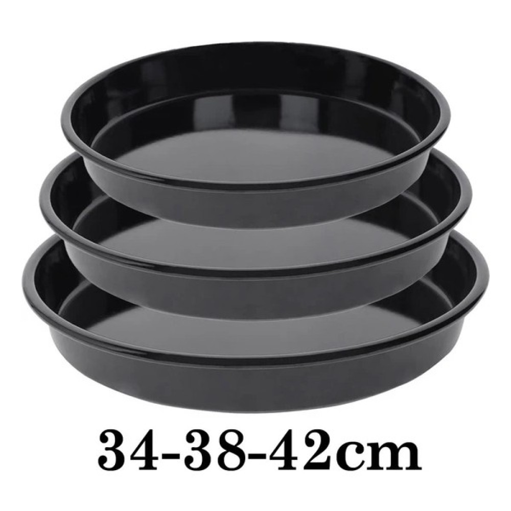 Tamu Emaye Fırın Tepsi Seti 34/38/42 cm 3 Adet Tepsi Siyah Tepsiler / Fırın Kapları Fiyatı