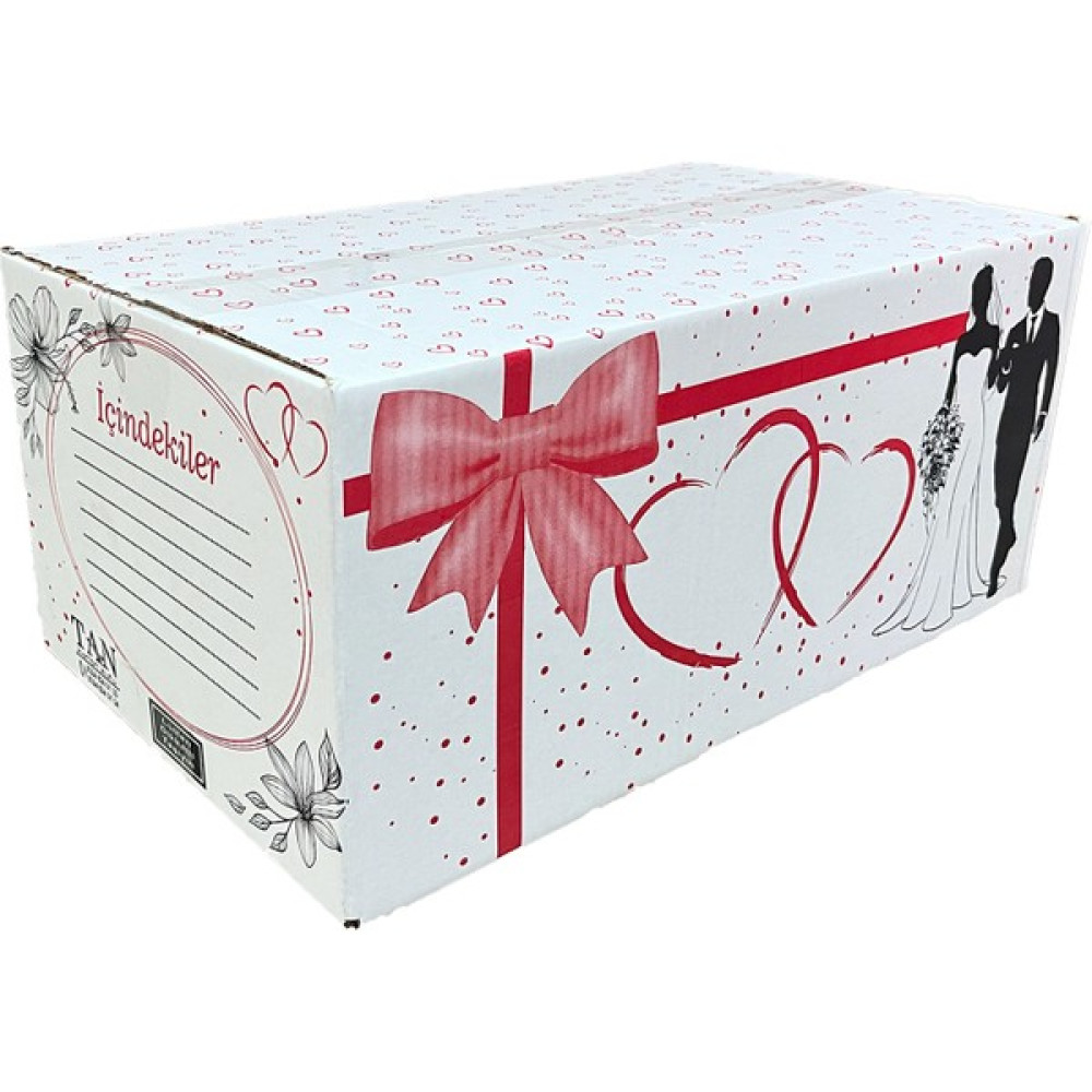 Tan Çeyiz Kolisi 34X58X26CM Ölçülü - 5'li(Adet) Çeyiz Kolisi-Çeyiz Kutusu-Gelin Damat Kolisi - 5 Adet Nalburiye & Hırdavat Fiyatı