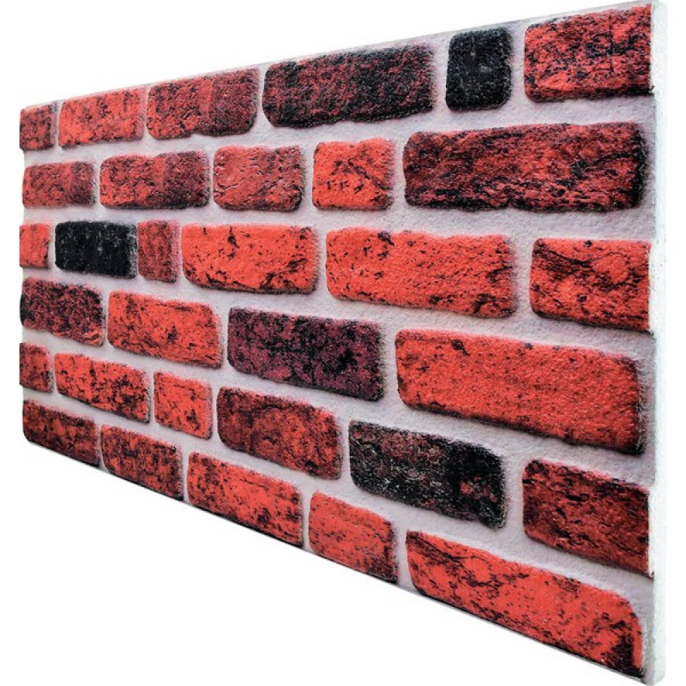 Tan Dekor 3 Boyutlu Renkli Kültür Tuğla Desenli Strafor Köpük 3D Duvar Kaplama Paneli 539 - 2,5 m2 Boya Malzemeleri Fiyatı