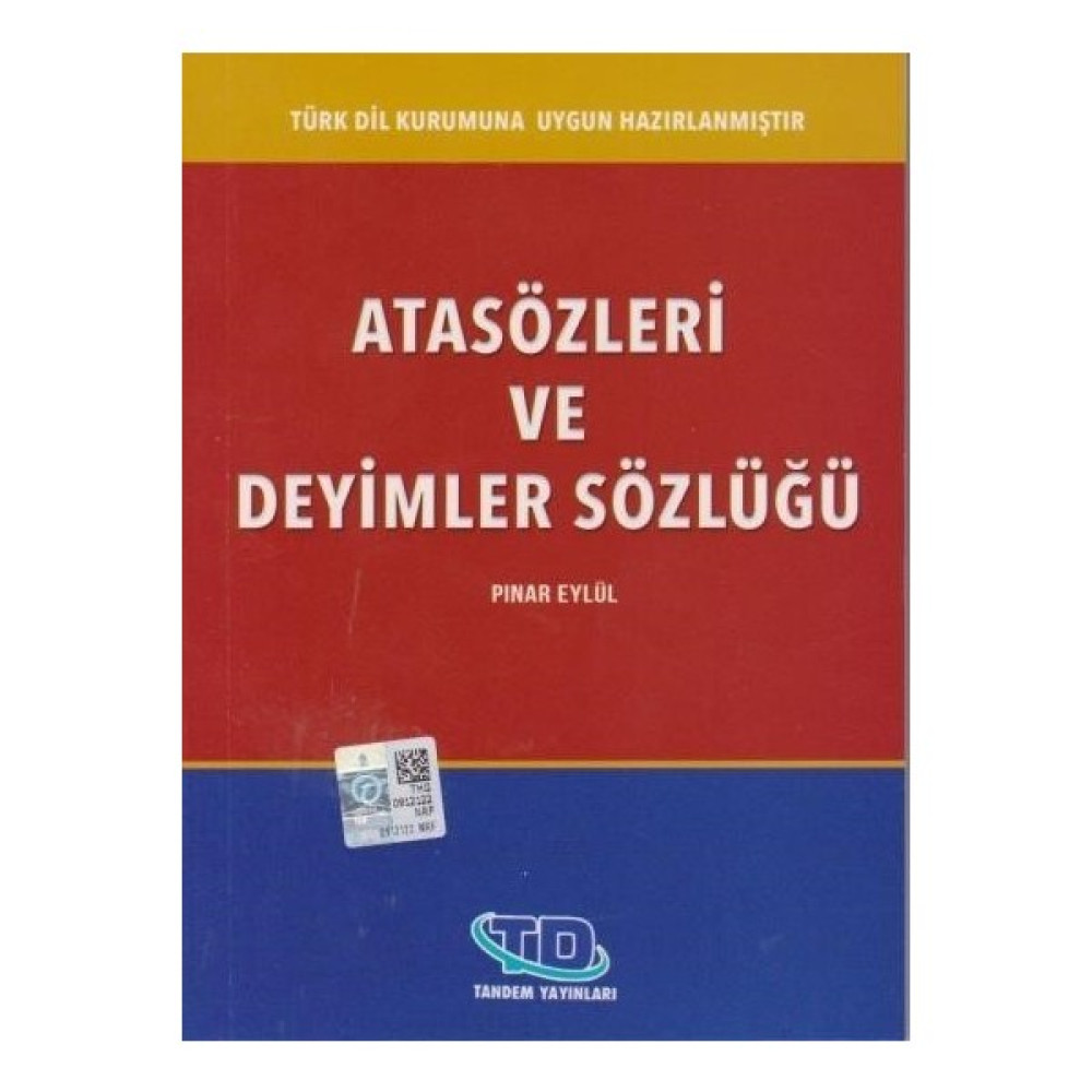 Tandem Atasözleri Ve Deyimler Sözlüğü Atasözleri ve Deyimler Sözlükleri Fiyatı