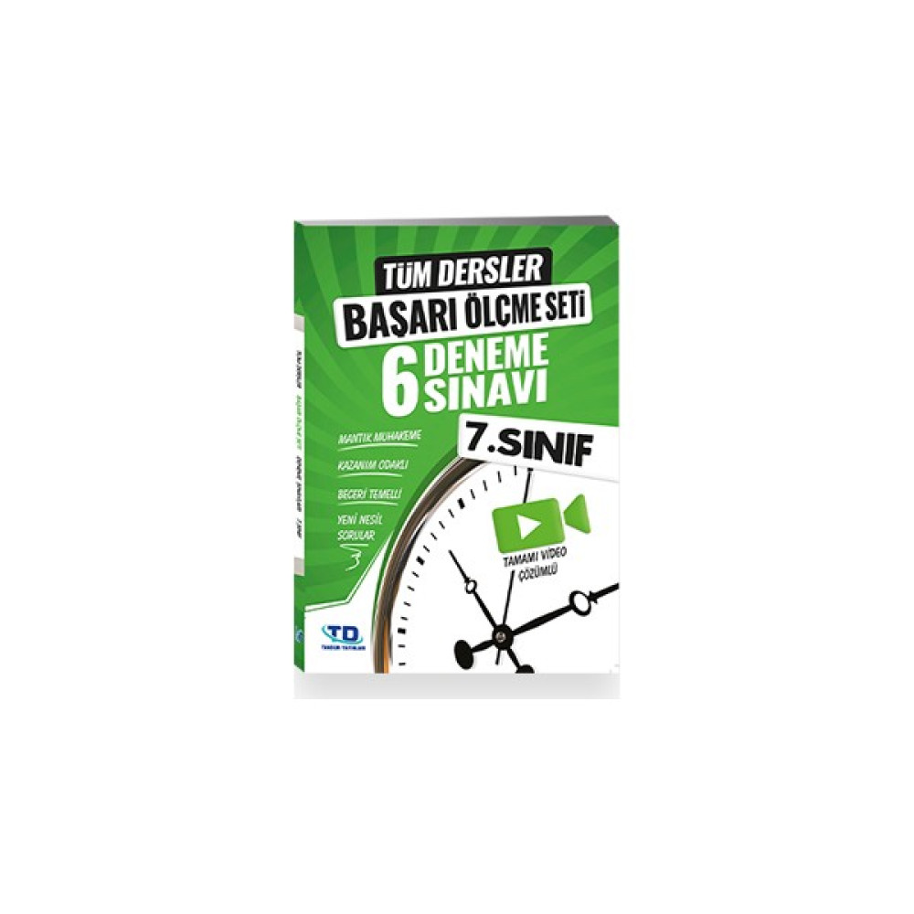 Tandem Başarı Ölçme Seti 6 Deneme Sınavı 7. Sınıf Tüm Dersler Fiyatı