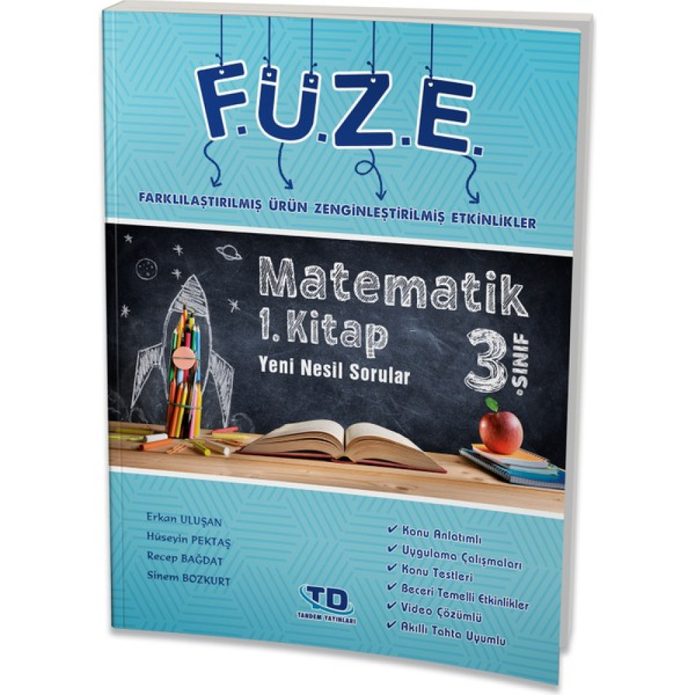 Tandem Yayınları F.u.z.e. 3. Sınıf Matematik 1. Kitap Matematik Fiyatı