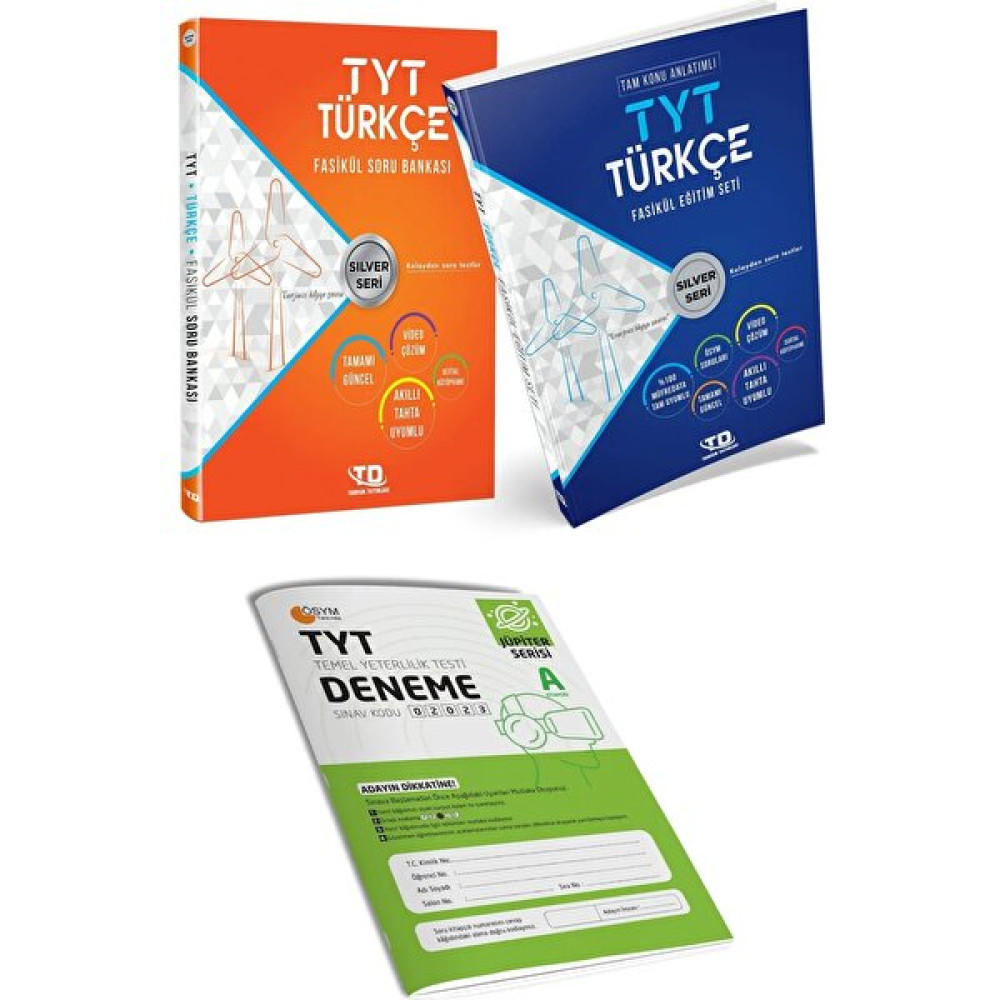 Tandem Yayınları Silver Serisi TYT Türkçe Konu Anlatımı - Soru Bankası Fasikül Seti Türkçe Fiyatı