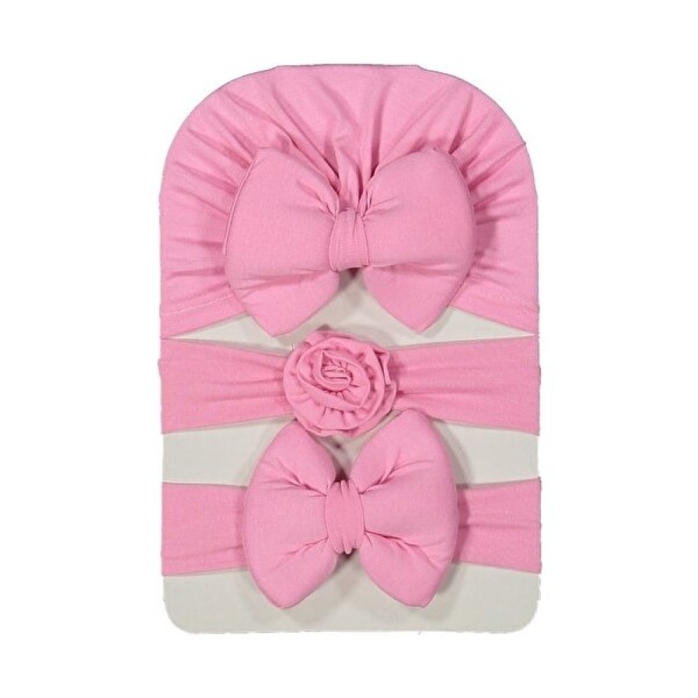 Tanem Bebe Kız Bebek Fiyonklu Bone Bandana 3lü Set Bebek Saç Bandı Fiyatı