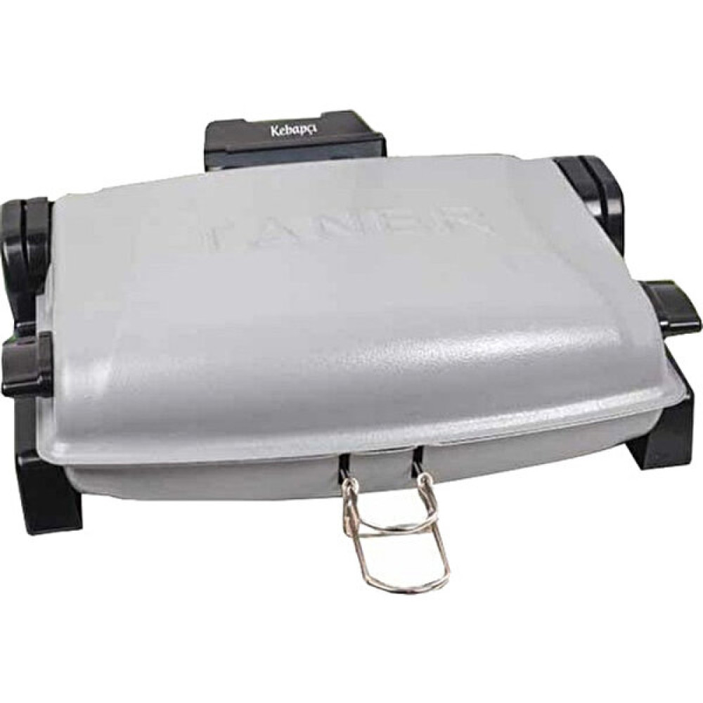 Taner Kebapçı TNRIZ-1705 Büyük Boy 36 cm 1200 W Çift Telli Izgara - Gri Elektrikli Izgara-Barbeküler Fiyatı