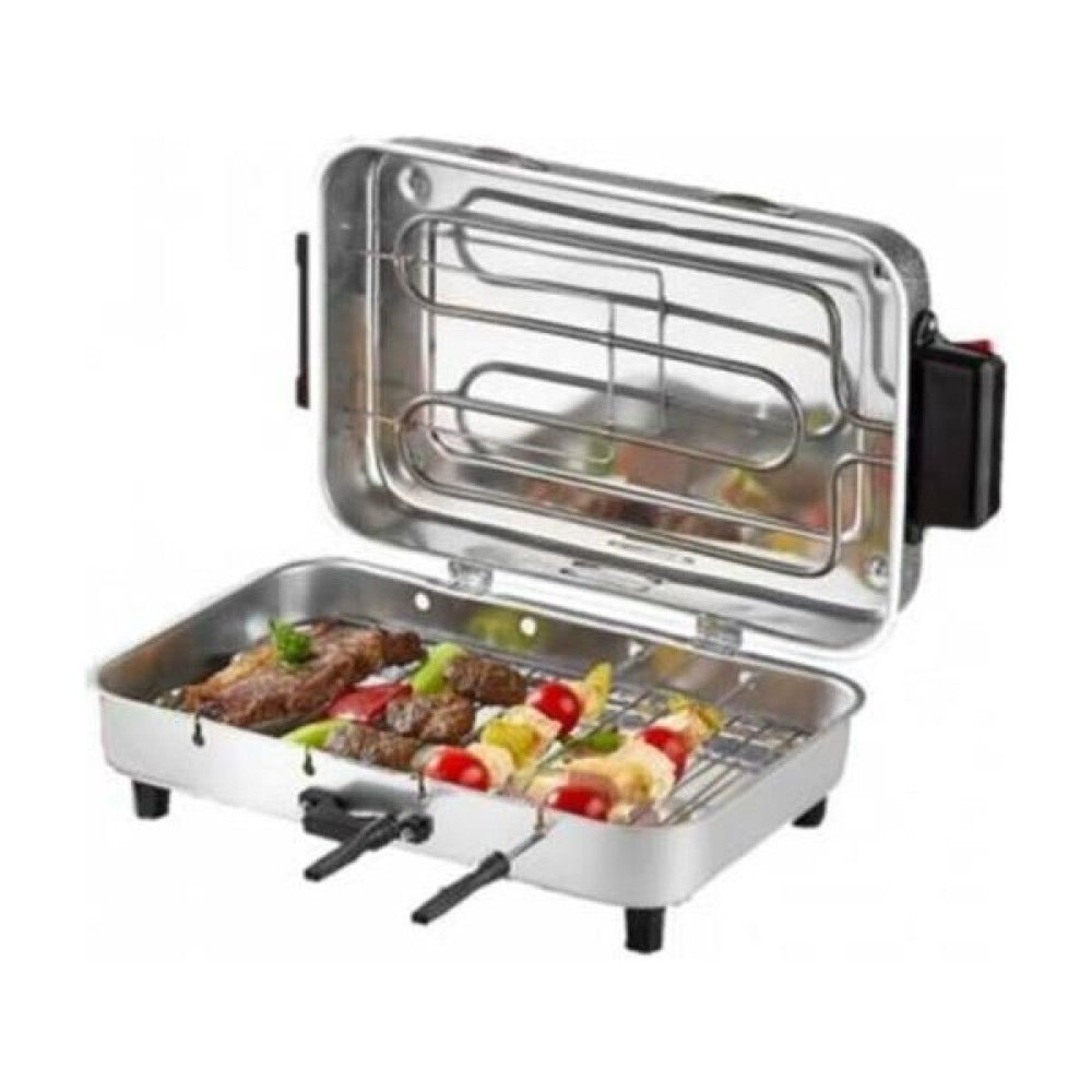 Taner Mega(Büyük) Boy Elektrikli Izgara Barbekü Mangal - Gri Elektrikli Izgara-Barbeküler Fiyatı