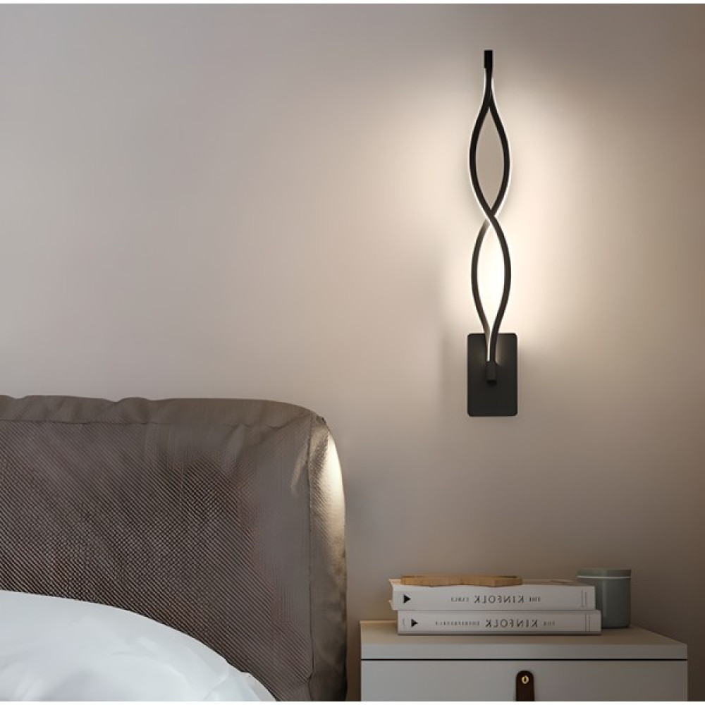 Tanersan Design Kuğu Dekoratif Ledli Duvar Apliği - 6500 K(BEYAZ IŞIK) - Siyah Aplikler Fiyatı