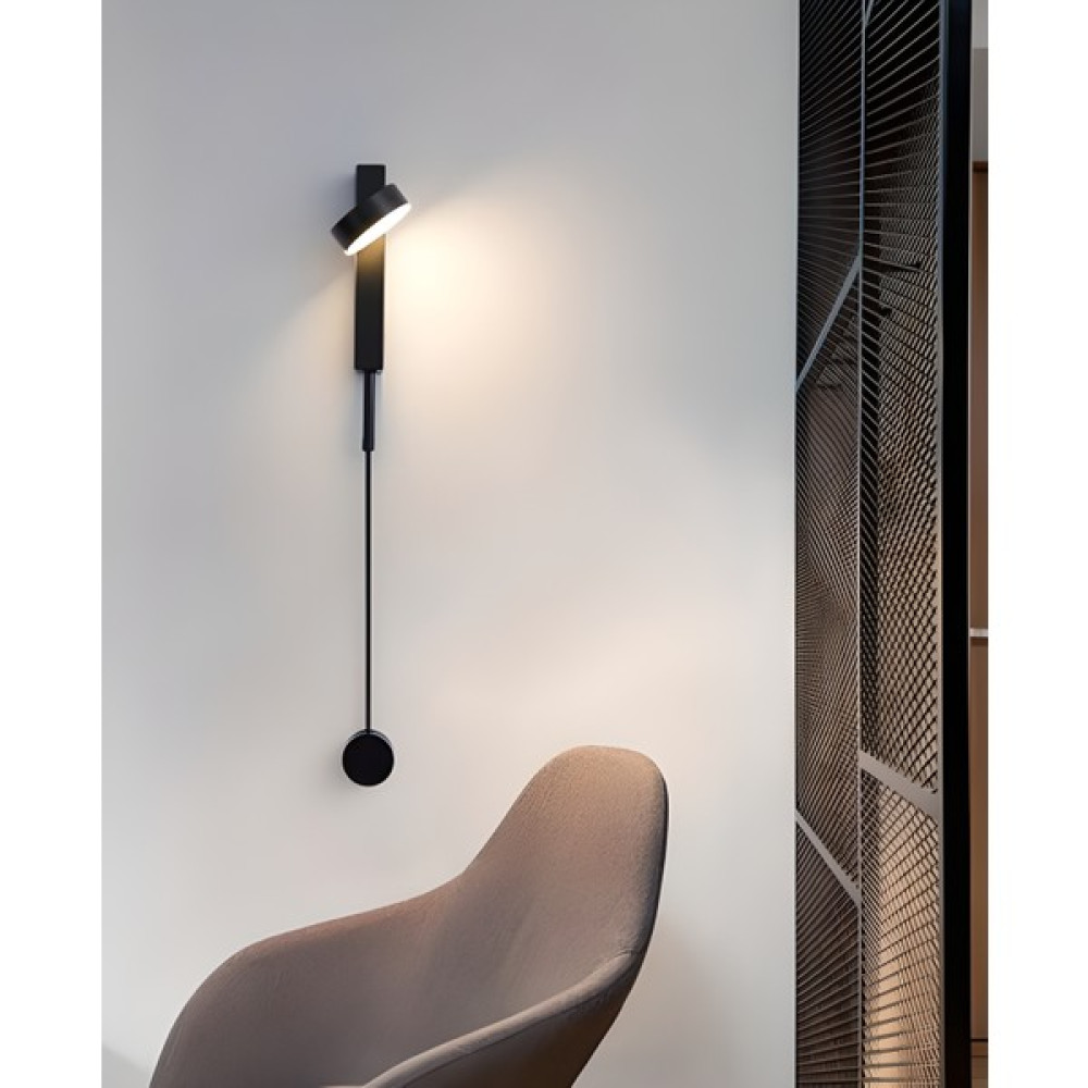 Tanersan Design Tuana Lüks Ledli Duvar Aplik - 3000 K (GÜN IŞIĞI) - Siyah Aplikler Fiyatı