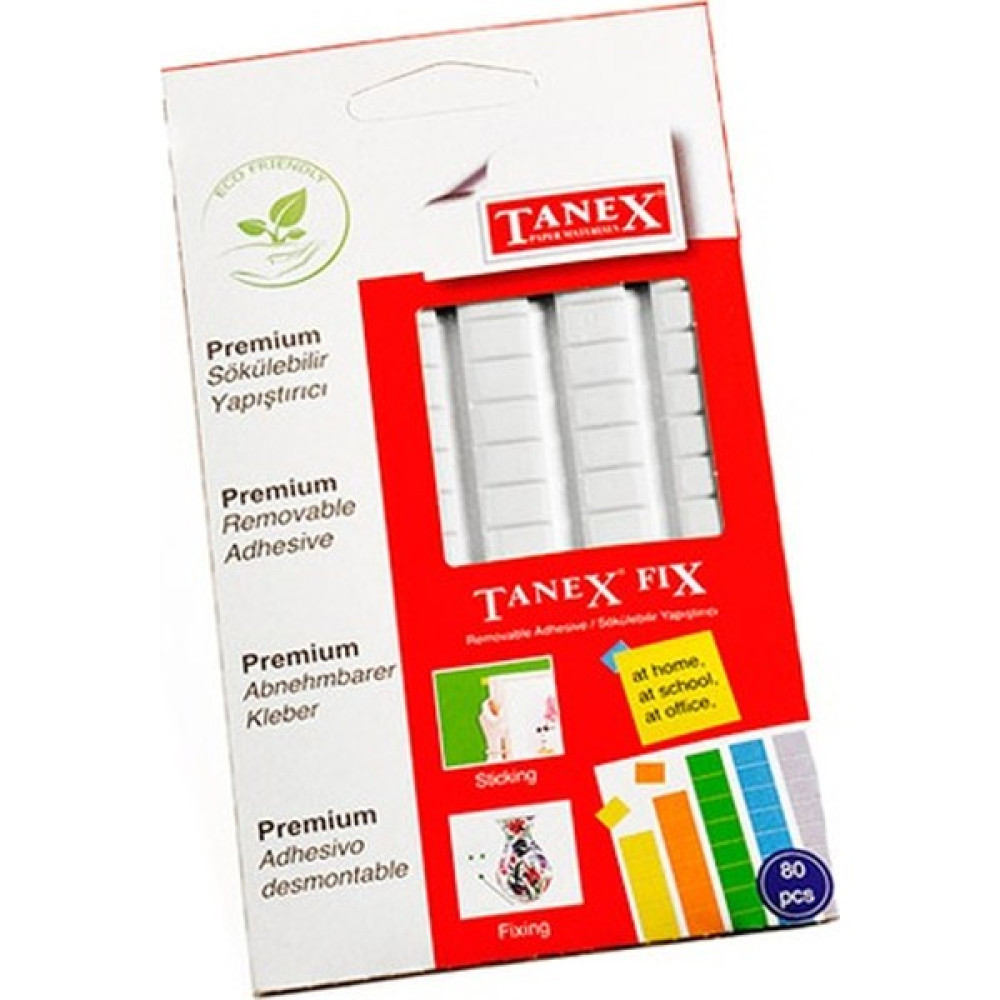 Tanex Sökülebilir Beyaz Fix Hamur Yapistirici 80'li 50 gr Yapıştırıcı - Tutkal Fiyatı