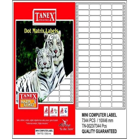 Tanex TN-0023 10x46 mm Bilgisayar Etiketi