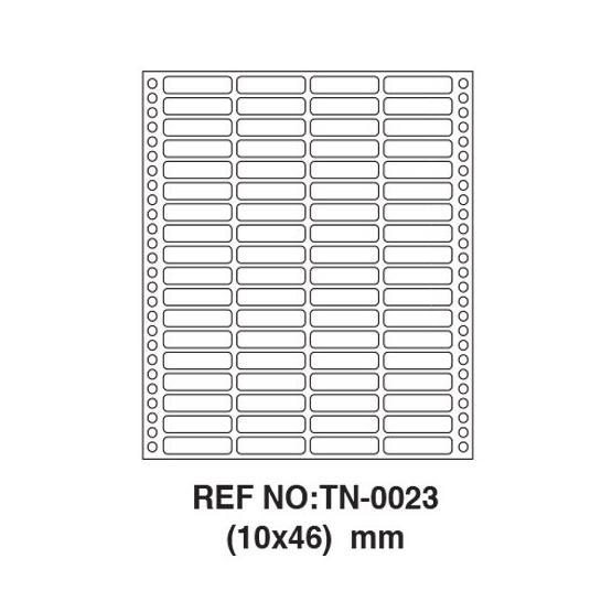 Tanex TN-0023 10x46 mm Bilgisayar Etiketi Etiket Fiyatı