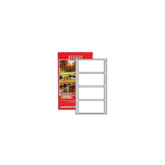 Tanex TN-0026 48x100 mm Sürekli Form Yazıcı Etiketi