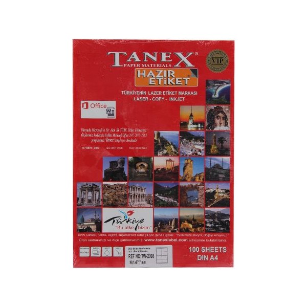 Tanex Tw-2008 99 x 67 Mm Etiket Etiket Makinesi Fiyatı