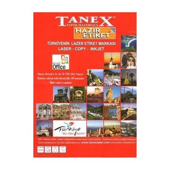 Tanex TW-2105 Lazer Etiket