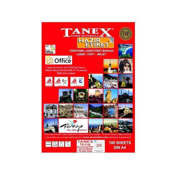 Tanex TW-2140 40 mm 100 Adet Laser Etiket