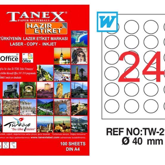 Tanex TW-2140 40 mm Lazer Etiket Etiket Fiyatı